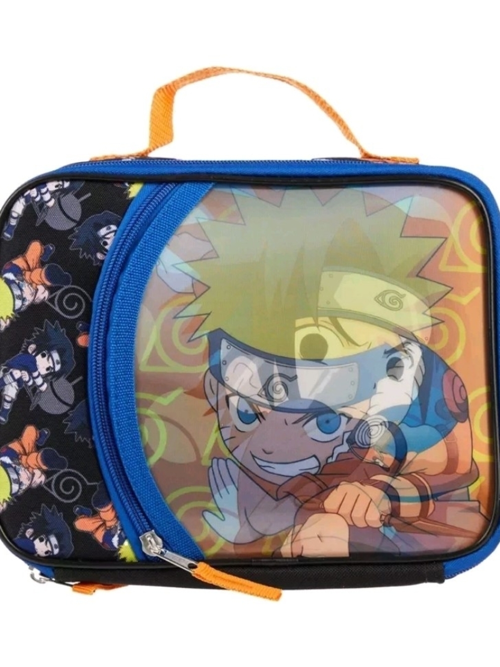Kids Naruto Character Lunch Bag in Blue and Orange